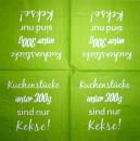 TX-098 Text - 3-lagig - Kuchenstücke unter 300g...